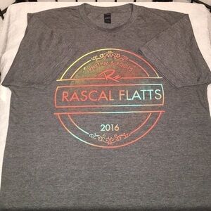 Rascal Flatts RYTHM ROOTS 2016 Tee Shirt